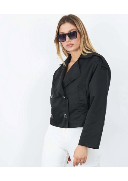 Zr Bej Renkli Oversize Bomber Crop Trençkot fiyatları