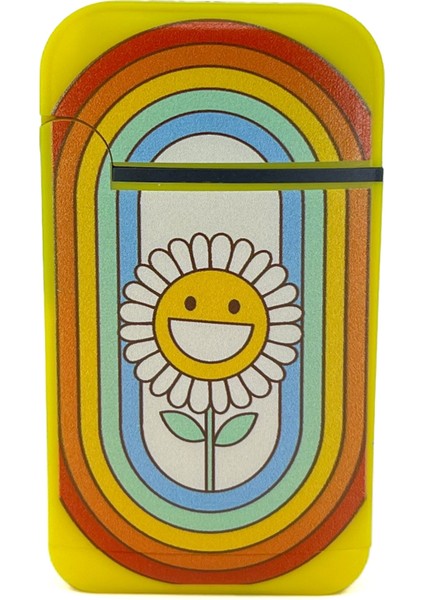 Cool Tasarım Jet Alev Çakmak - Cheerful Daisy
