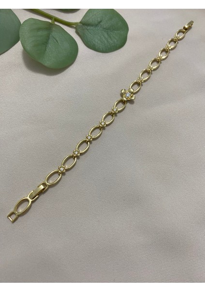 Xuping Xp 14 K Altın Kaplama Hediyelik Suya Dayanıklı Kadın Bileklik 17 cm 19 cm Ayarlanabilir