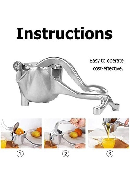 Katı Meyve Sıkacağı, Ağır Hizmet Tipi Tek Presli Sıkacağı Premium Kalite Metal Alaşımlı El Sıkacağı Elma, Portakal, Üzüm, Greyfurt Için Meyve Sıkacağı modelleri