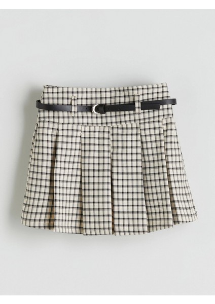 Lcw Kids Bej Pileli Kız Çocuk Şort Etek fiyatları