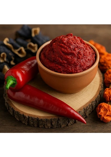 Hatay Güneş Kurutma Tatlı Biber Salçası 1kg
