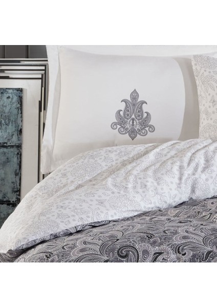 Çift Kişilik Saten Nev Mirabel Gri fiyatları