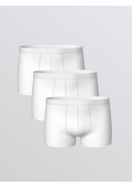 Yeni Sezon Standart Kalıp Pamuklu Esnek Erkek Boxer 3'lü