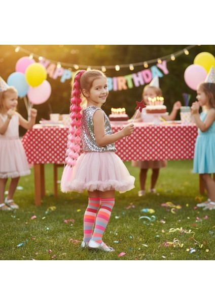 Bn Örgülü Lastikli At Kuyruğu / ACM10