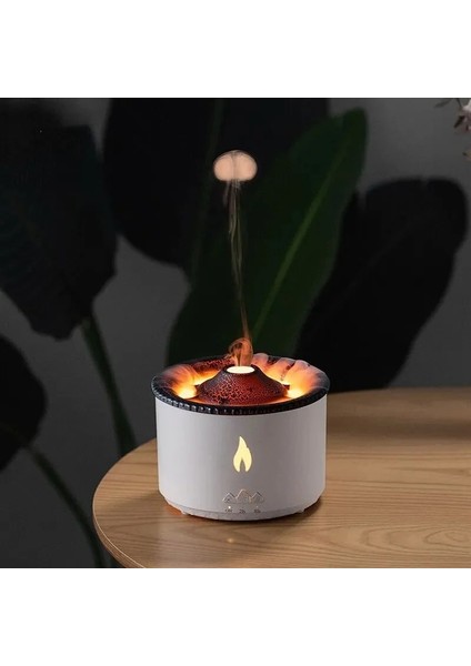 Volkanik Hava Nemlendirici Humidifier Duman Halkalı Aromaterapi Işıklı Zaman Ayarlı Ultrasonik modelleri