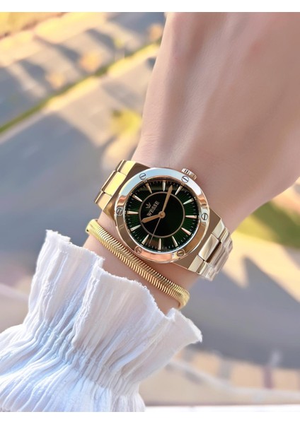 2 Yıl Garantili Çelik Kordon 5 Atm Suya Dayanıklı Kadın Kol Saati+Bileklik BYW.1153.01 fiyatları