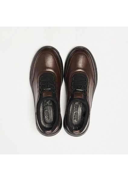 Erkek Oxford ( Klasik) OG-2270 John May 104-841 Kahve Dolaplı-Siyh Streç
