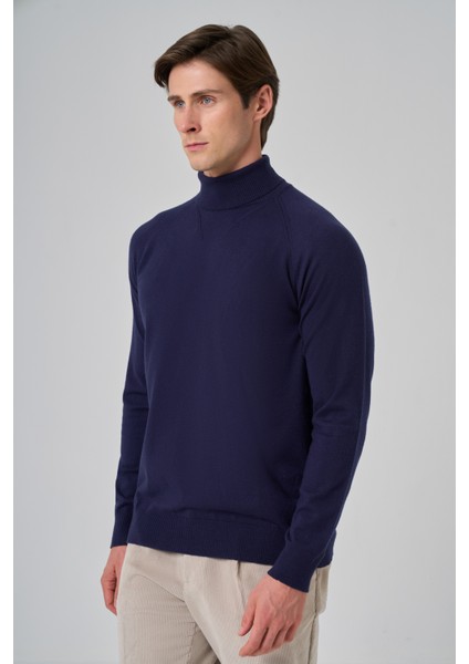 Erkek Marine Trend Core Spun Balıkçı Yaka Dynamic Fit Rahat Kesim Triko fiyatları