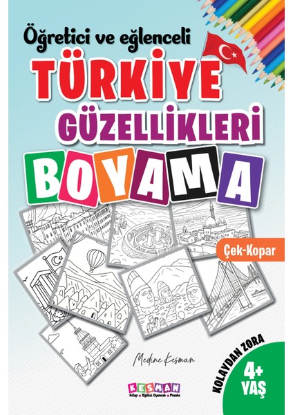 Türkiye Güzellikleri Boyama Kitabı