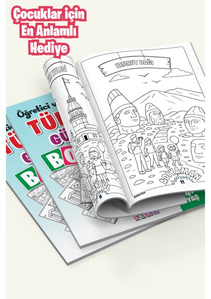 Türkiye Güzellikleri Boyama Kitabı