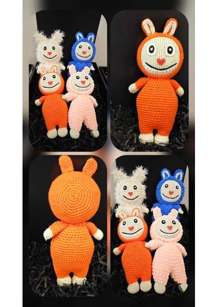 El Yapımı Örgü Labubu modelleri