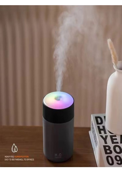 CM06S Portatif 300ML Usb'li Araç Ev Ofis Işıklı Aroma Yayıcı Mini Hava Nemlendirici fırsatları