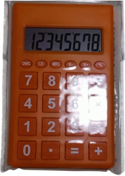 Cep Tipi 8 Hane Hesap Makinesi ( Turuncu) fiyatları
