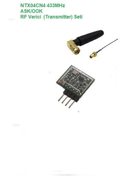 433MHZ Ask/ook Rf Verici Seti (NTX04CN4-SET)