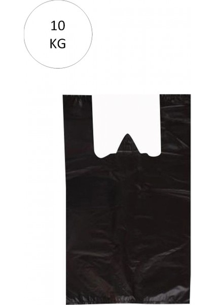 Siyah Atlet Poşet Mini Boy 20X34 cm Takriben 2.350 Adet 10 kg