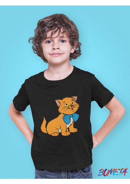 The Aristocats Toulouse Sevimli Kedi Çocuk Tişört T-Shirt