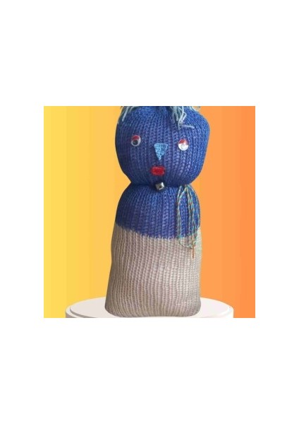 Tıkırık Örgü Yastık Uyku ve Oyun Arkadaşı Poncik - 45 cm