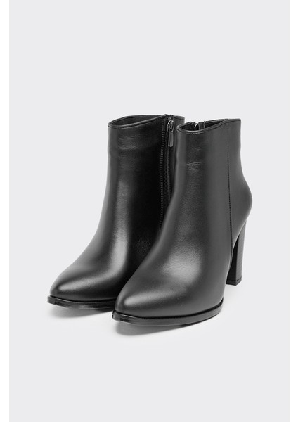 Hakiki Deri Topuklu Kadın Klasik Bot fiyatları