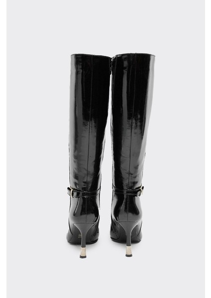 Hakiki Deri Ince Topuk Kadın Çizme fırsatları