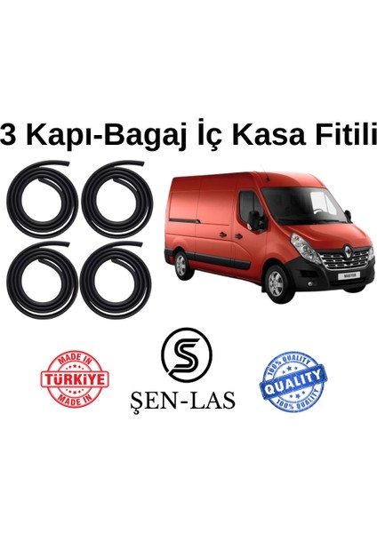 Renault Master Panelvan (2015-2017) Şen-Las 3 Kapı + Bagaj Fitili ŞL34408