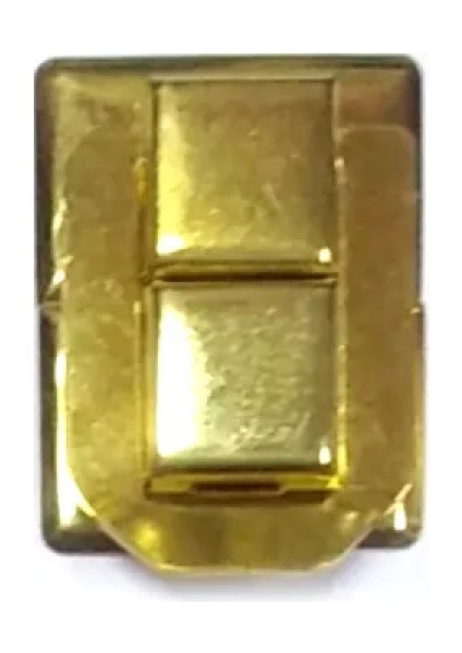 Yaylı Klips, Kutu Ön Kilidi - Büyük, Sarı, 1 Adet