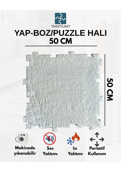 Peluş Kreş Halısı Anaokulu Puzzle Halı Japon Halı 50X50 indirimleri