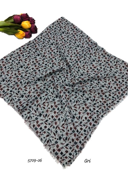 5709 Flamlı Pamuk Eşarp