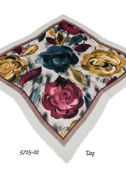 5715 Flamlı Pamuk Eşarp