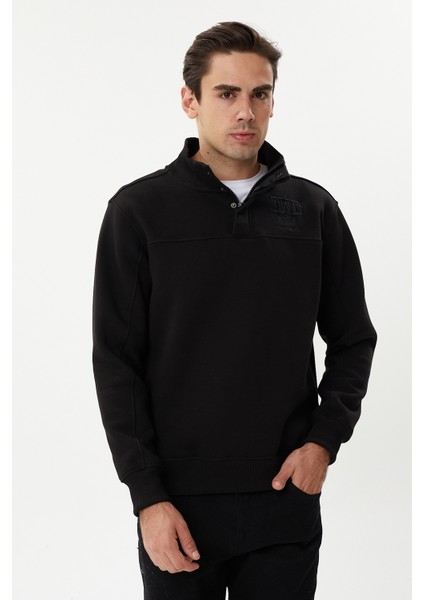 Esw 2898 Dik Yaka Yarım Fermuar Erkek Kalın Sweat modelleri