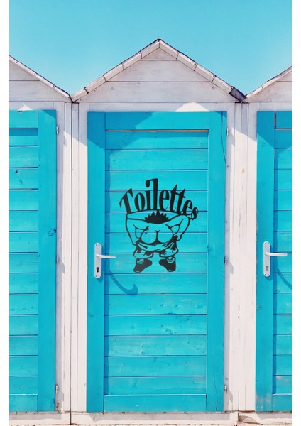 Dekor Tuvalet Wc Eğlenceli Dekorasyon 25 x 20 cm ( Büyük Boy ) fırsatları