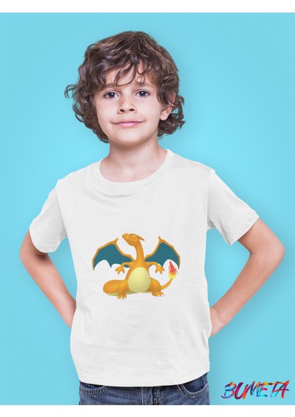 Pokemon Pikachu Charizard Çocuk Tişört T-Shirt fiyatları
