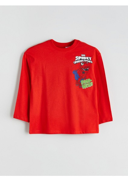 Yeni Sezon Bisiklet Yaka Spider-Man Baskılı Erkek Çocuk Tişört fiyatları
