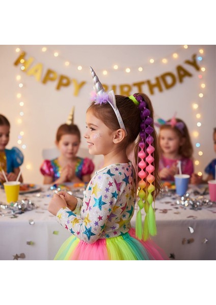 Bn Örgülü Lastikli At Kuyruğu / ACM21