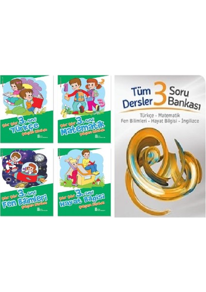 Tüm Dersler Ata Çıtır Çıtır 3. Sınıf Etkinlik Seti - Tüm Dersler Soru Bankası