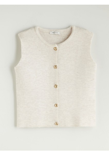 Yeni Sezon Bisiklet Yaka Kadın Triko Yelek indirimleri