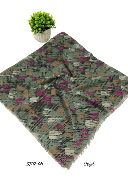 5707 Flamlı Pamuk Eşarp
