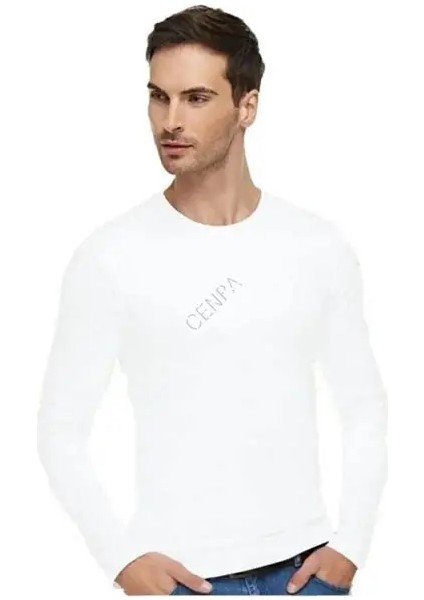 Erkek Elastan Pamuklu Uzun Kol Badi 2'li Paket