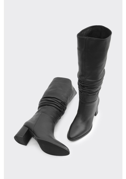 Hakiki Deri Fermuarsız Kadın Çizme fırsatları