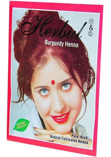 Kızıl Hint Kınası (Burgundy Henna) 10 gr Paket fiyatları