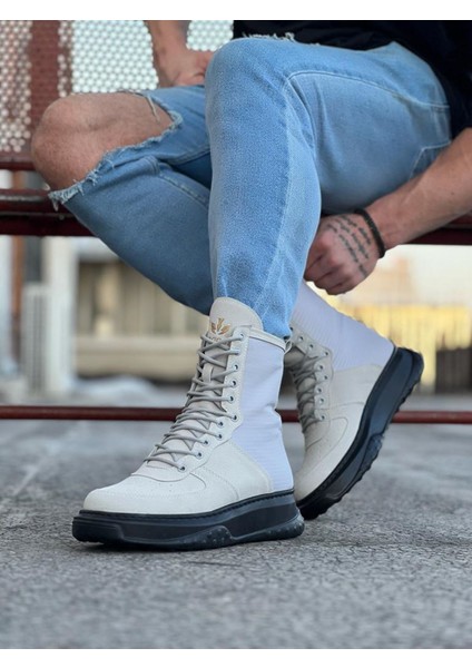 Gri Kömür Süet Uzun Bağcıklı Bot fiyatları