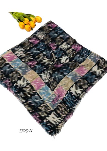 5705 Flamlı Pamuk Eşarp