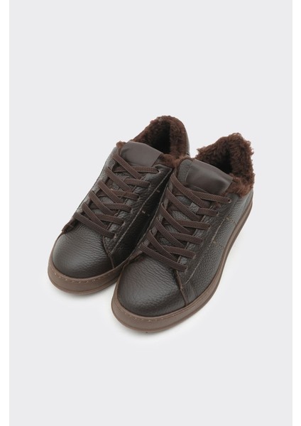 Hakiki Deri Comfort Taban Kürklü Kadın Sneaker fiyatları