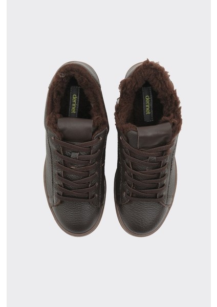 Hakiki Deri Comfort Taban Kürklü Kadın Sneaker modelleri