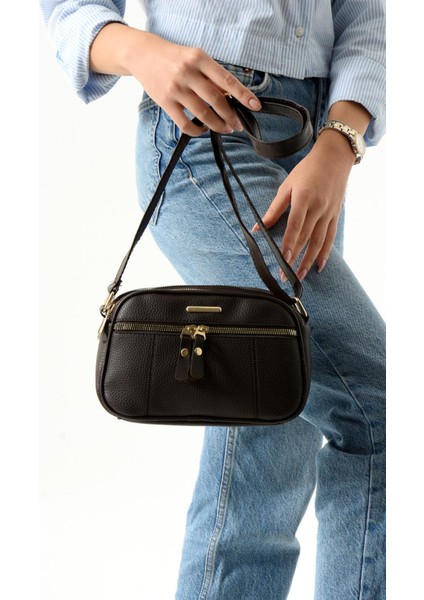 Kadın Lüks Çapraz Askılı Çok Bölmeli Omuz Çantası modelleri