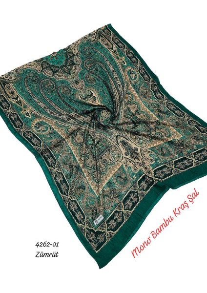 4262 Mono Bambu Kraş Şal