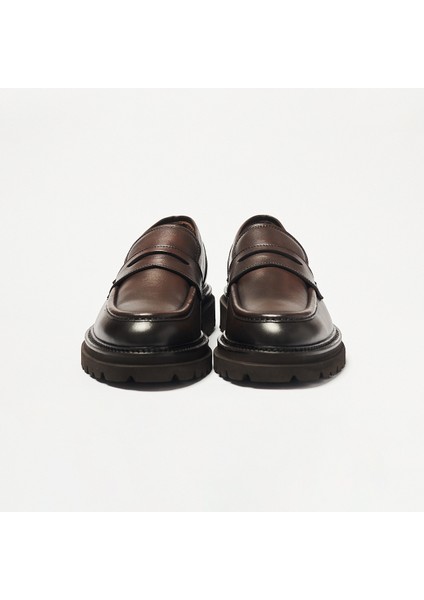 Erkek Oxford ( Klasik) OG-343 John May Kahve Deri