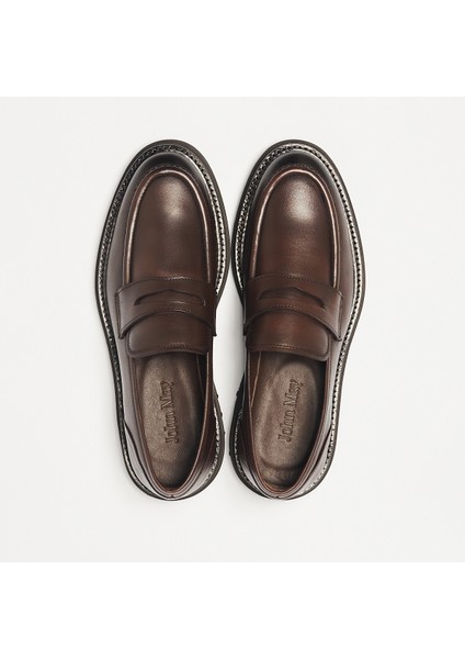 Erkek Oxford ( Klasik) OG-343 John May Kahve Deri