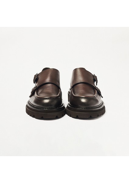 Erkek Oxford ( Klasik) OG-345 John May Kahve Deri