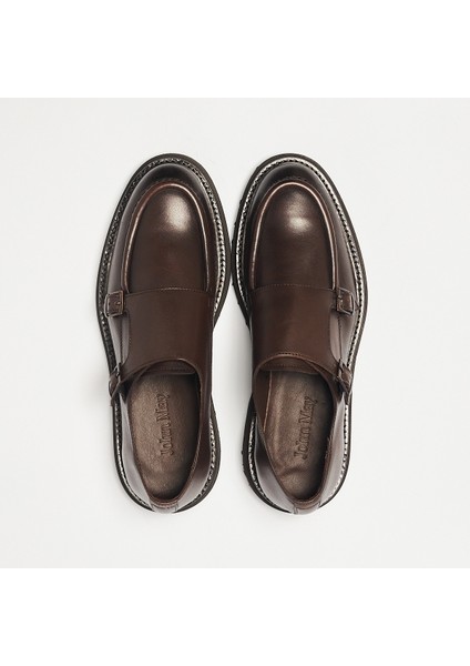 Erkek Oxford ( Klasik) OG-345 John May Kahve Deri